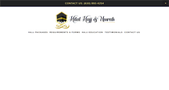 Desktop Screenshot of hilalhajj.com